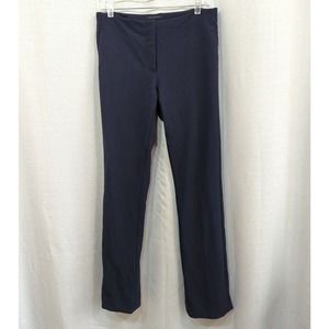 Theory Pants‎ Womens 6 Wool Blend Stretch Navy Blue